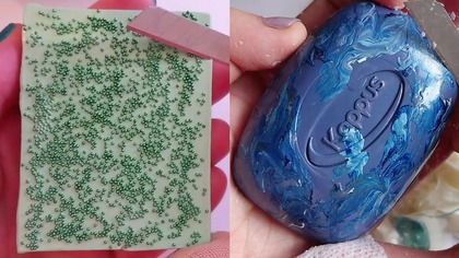 Soap Carving ASMR Relaxing Sounds no talking Satisfying ASMR Video