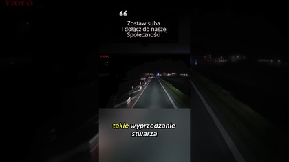 Kierowca ciężarówki stracił rozum? #trucker #niebezpiecznie #drogi