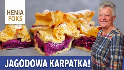Karpatka Jagodowa  puszysta, kremowa i obłędnie pyszna!