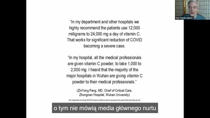 Film o tym jak pomaga witamina C i jak informacje o jej leczniczych właściwościach są cenzurowane.