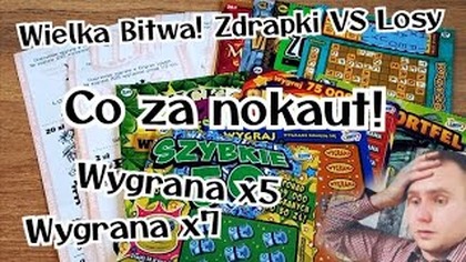Zdrapki VS Losy!  Wielka Bitwa!  Aż dwa rarytasy i piękny nokaut! 