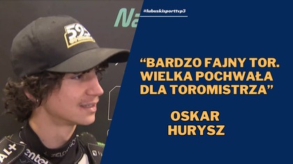 Oskar Hurysz po pierwszym treningu - 10. 03. 2025r.