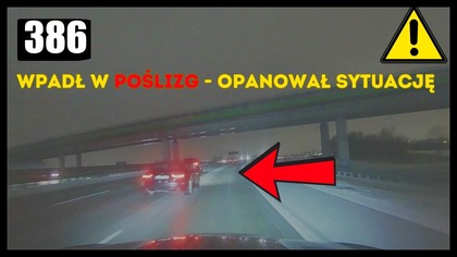 Szklanka na drodze opanowanie sytiacji z poślizgu