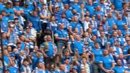Kibice Ruchu Chorz&oacute;w we Wrocławiu!#shorts #football
