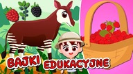 Zwięrzęta Afrykańskie - Owoce Leśne - Dary jesienni - FILMY EDUKACYJNE dla dzieci po polsku
