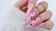 pink valentines nails art tutorial / Elisium Nails