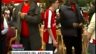 Arsenal fans vs reporter