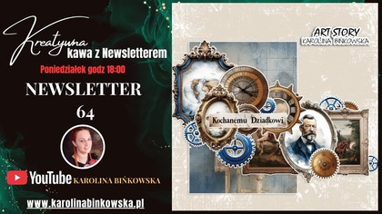 Kreatywna Kawa z Newsletterem set 64 I Mixedmedia I DIY I Scrapbooking