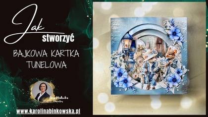 Bajkowa kartka tunelowa krok po kroku I Scrapbooking DIY I Tunnel Card