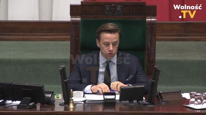 BOSAK Z WAŻNYM PYTANIEM Z FOTELA MARSZAŁKA! KONFEDERATA WŚCIEKŁY NA WIEDŹMĘ, KTÓRA ODEBRAŁA MU GŁOS!