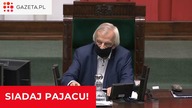 SIADAJ PAJACU.  Terlecki do Nitrasa w sejmie