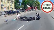 Wypadek skutera z motocyklem - Sztum #864 Wasze Filmy