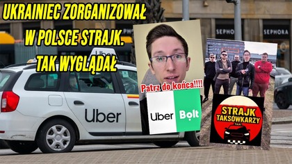 UKRAINIEC ZORGANIZOWAŁ W POLSCE STRAJK.  TAK WYGLĄDAŁ