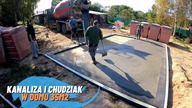 Kanalizacja i zalewanie chudziaka w domu 35m2 #Zbuduj sam dom