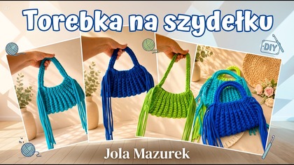 Młodzieżowa torebka na szydełku.  Jak zrobić.