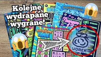 Zdrapki Lotto  Kolejne wygrane zaliczone!  Wydrapałem worek! 