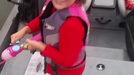 Po co wędka za tysiące.  Wystarczy wędka Barbie