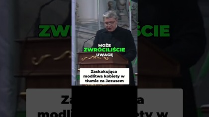 Zaskakująca Modlitwa Kobiety w Tłumie za Jezusem #pawlukiewicz