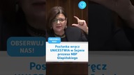 Posłanka wręcz UNICESTWIA w Sejmie prezesa NBP Glapińskiego #shorts
