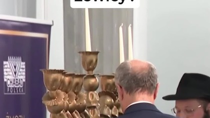 CZARZASTY ODPALIŁ CHANUKE W SEJMIE