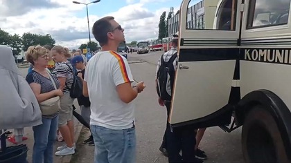 Próba przejechanie się Kruppem