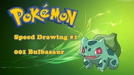 Pokemon - 001 Bulbasaur Speedart #1 (music Beat Six - Live Fast Lie Down)
