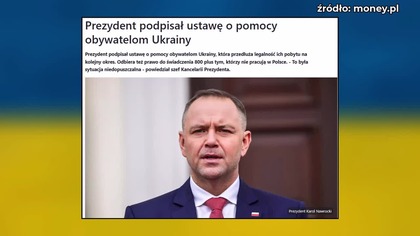 Karol Nawrocki podpisał ustawę o dalszej pomocy Ukraińcom (26.09.2025)