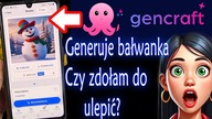 Gencraft Generuje mi bałwanka.  Czy zdołam do ulepić? 