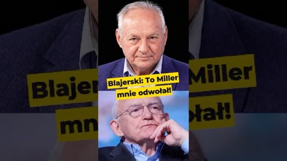 Blajerski: To Miller mnie odwołał! #Miller #rząd #polityka #Solidarność #Prokuratura #IPPTVNaŻywo