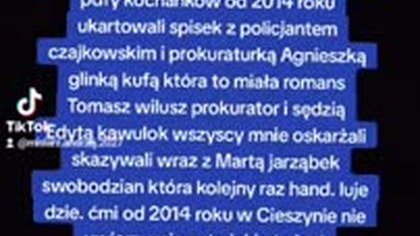 170 kartoteka sfałszowanych sąd cieszyn Edyta kawulok miała romanse z prokuraturami żonadawałateż
