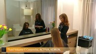 Luźna fryzura na długich włosach