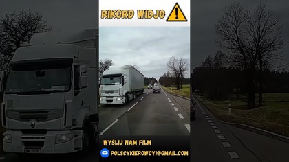 Kierowca o mocnych nerwach #dashcam #polscykierowcy #polska #shorts #viral #cars