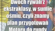 Dwóch rywali z ekstraklasy, w sumie ośmiu, czyli znamy plan przygotowań Motoru do r...
