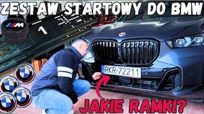 Najlepsze ramki tablic rejestracyjnych do BMW X5 G05 | Zestaw startowy do BMW #bmw #x5 #g05