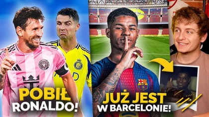 Messi REKORDZISTĄ! Wyprzedził Cristiano Ronaldo! Rashford WYLĄDOWAŁ w Barcelonie!
