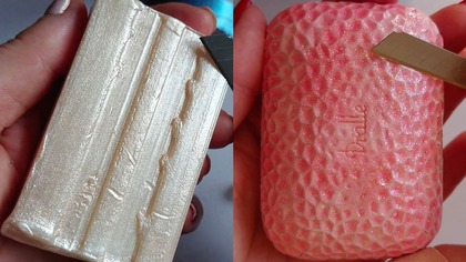 Soap Carving ASMR Relaxing Sounds no talking Satisfying ASMR Video