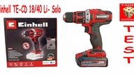 Wkrętarka Akumulatorowa Einhell TE-CD 18/40 Li-Solo - TEST Wiertarki i Wiertła Kobaltowego :)