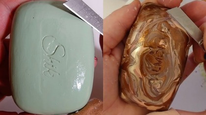 Soap Carving ASMR Relaxing Sounds no talking Satisfying ASMR Video