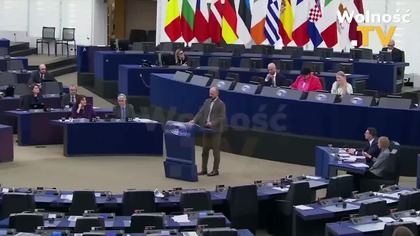 WSTYD W UE POLSKI MINISTER ŚMIEJE SIĘ Z OFIAR W STREFIE GAZY! BELG GO OCHRZANIA!