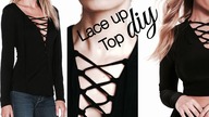DIY - Lace up Top | WiktoriasChannel