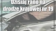 Wyprzedzał we mgle.  Zderzył się z ciężarówką