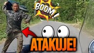 DZIADEK ATAKUJE MOTOCYKLISTĘ! - LUDZIE VS MOTOCYKLIŚCI!