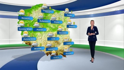 Prognoza pogody na TVN Meteo (10. 04. 2022)