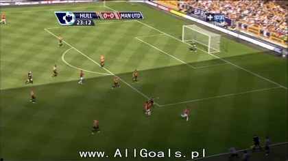 Premier League sezon 2008/2009 Hull City 0-1 Man Utd Gibson