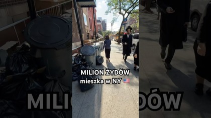 Milion Żydów mieszka w Nowym Jorku  #shorts