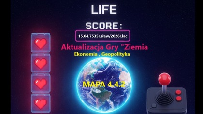 Akualizacja Gry Ziemia Mapa stan na 15. 04. 7535r. sław/2026r. łac.