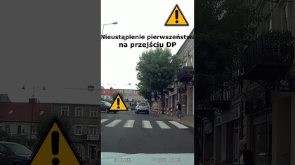 Nieustąpienie na przejściu DP #shorts #rikordwidjo