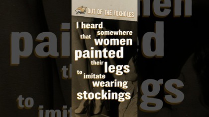 Why Women Painted Their Legs in WWII #OOTF #shorts