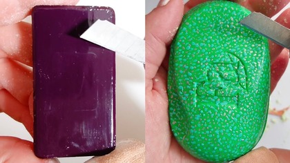 Soap Carving ASMR Relaxing Sounds no talking Satisfying ASMR Video #soapcarving #soapcuttingvideo
