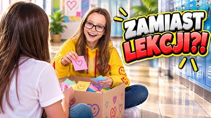 PANI WYBRAŁA NAS DO TAJNEGO ZADANIA!  Co robiłyśmy same na korytarzu?  Daily Vlog 13 października